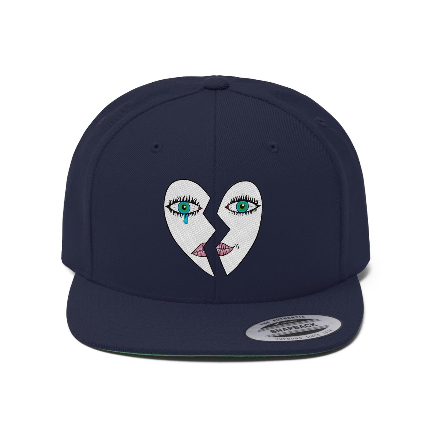 Unisex Flat Bill Hat