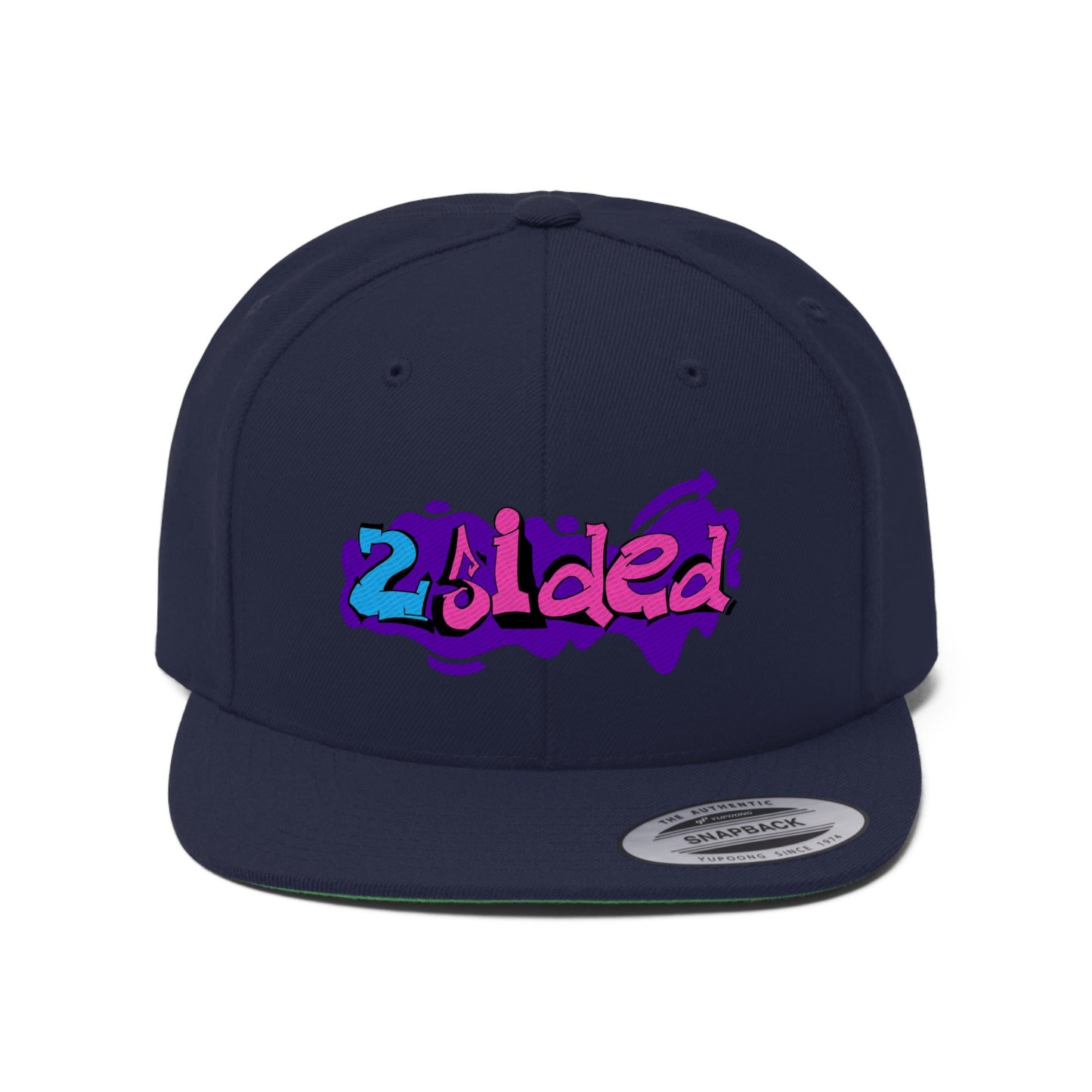 Unisex Flat Bill Hat