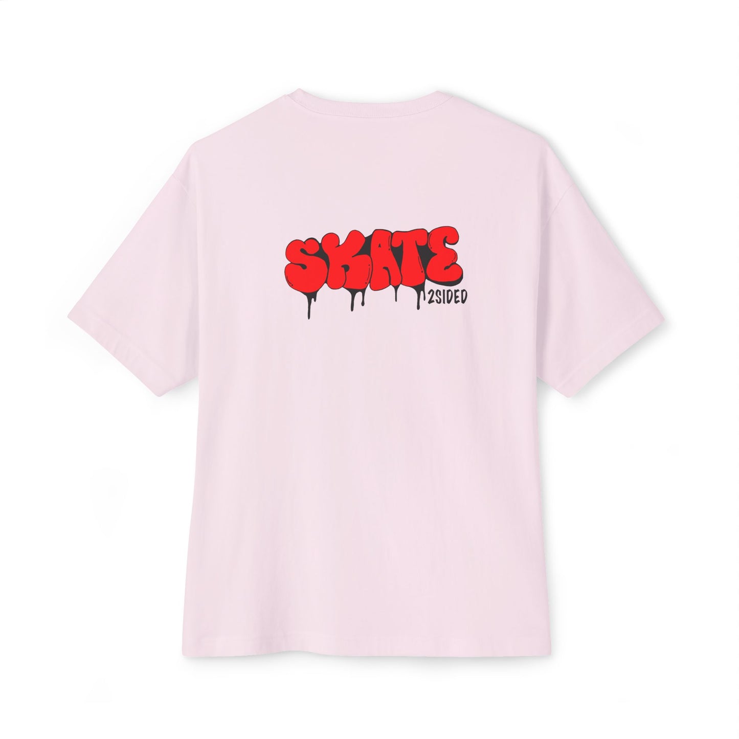90s Skate Streetwear Boxy Tee — Retro Baggy Skateboarding Shirt