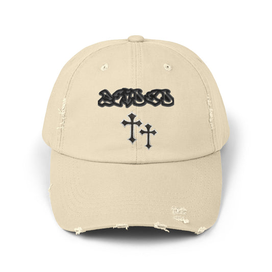 Unisex Distressed Cap
