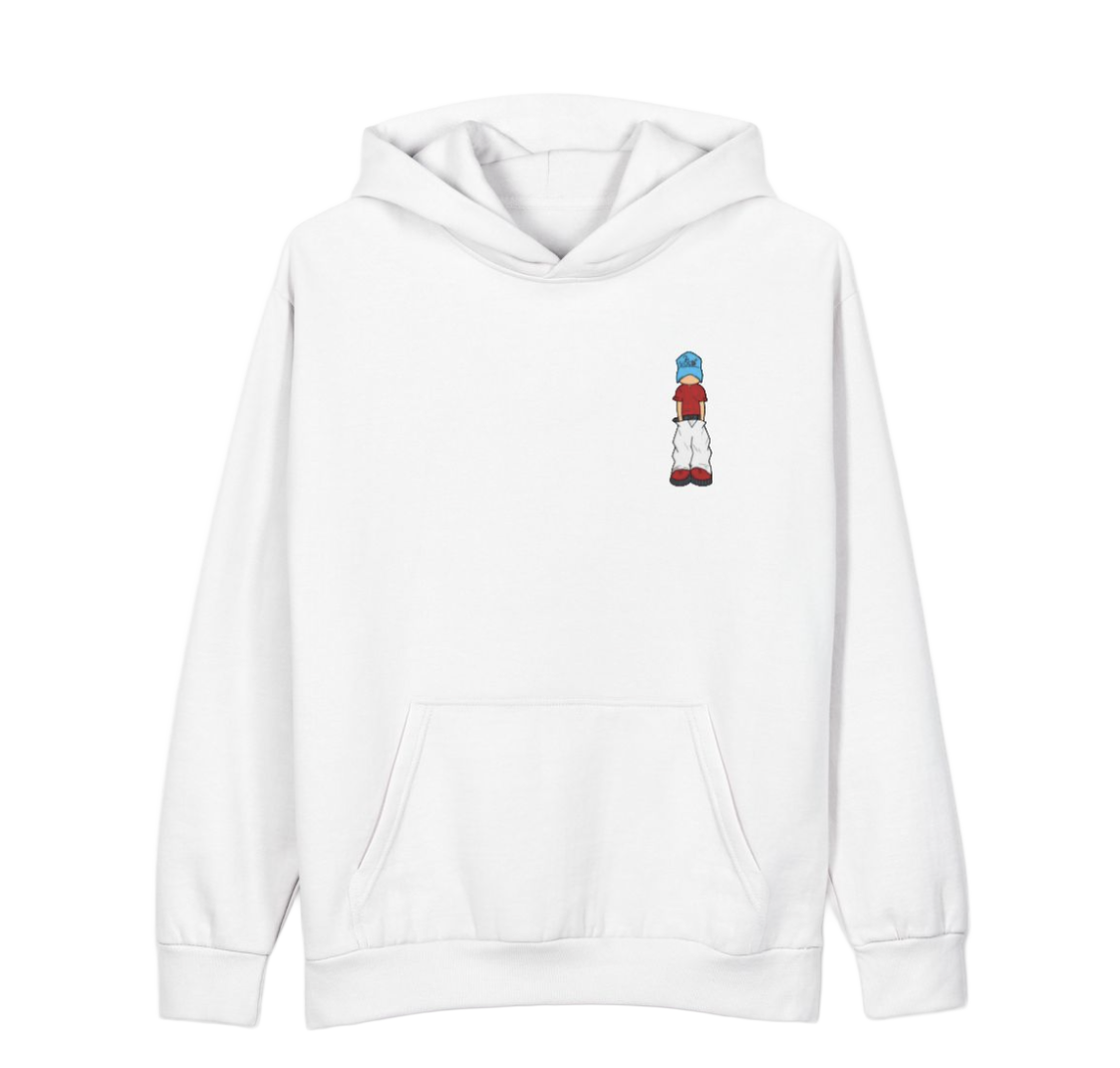90s Skate Streetwear Hoodie — Baggy Graffiti Urban Pullover