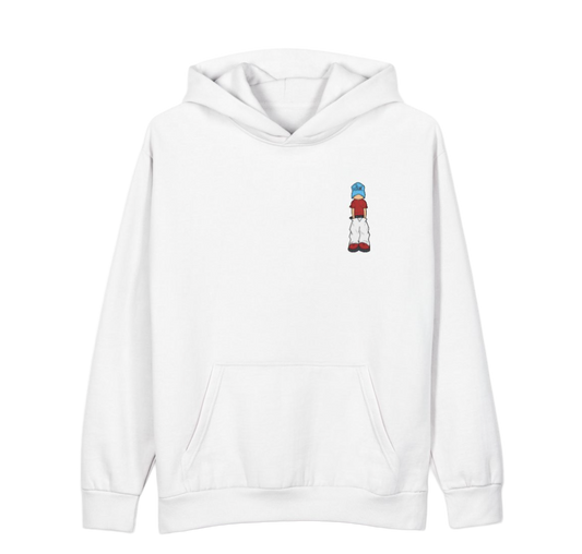 90s Skate Streetwear Hoodie — Baggy Graffiti Urban Pullover
