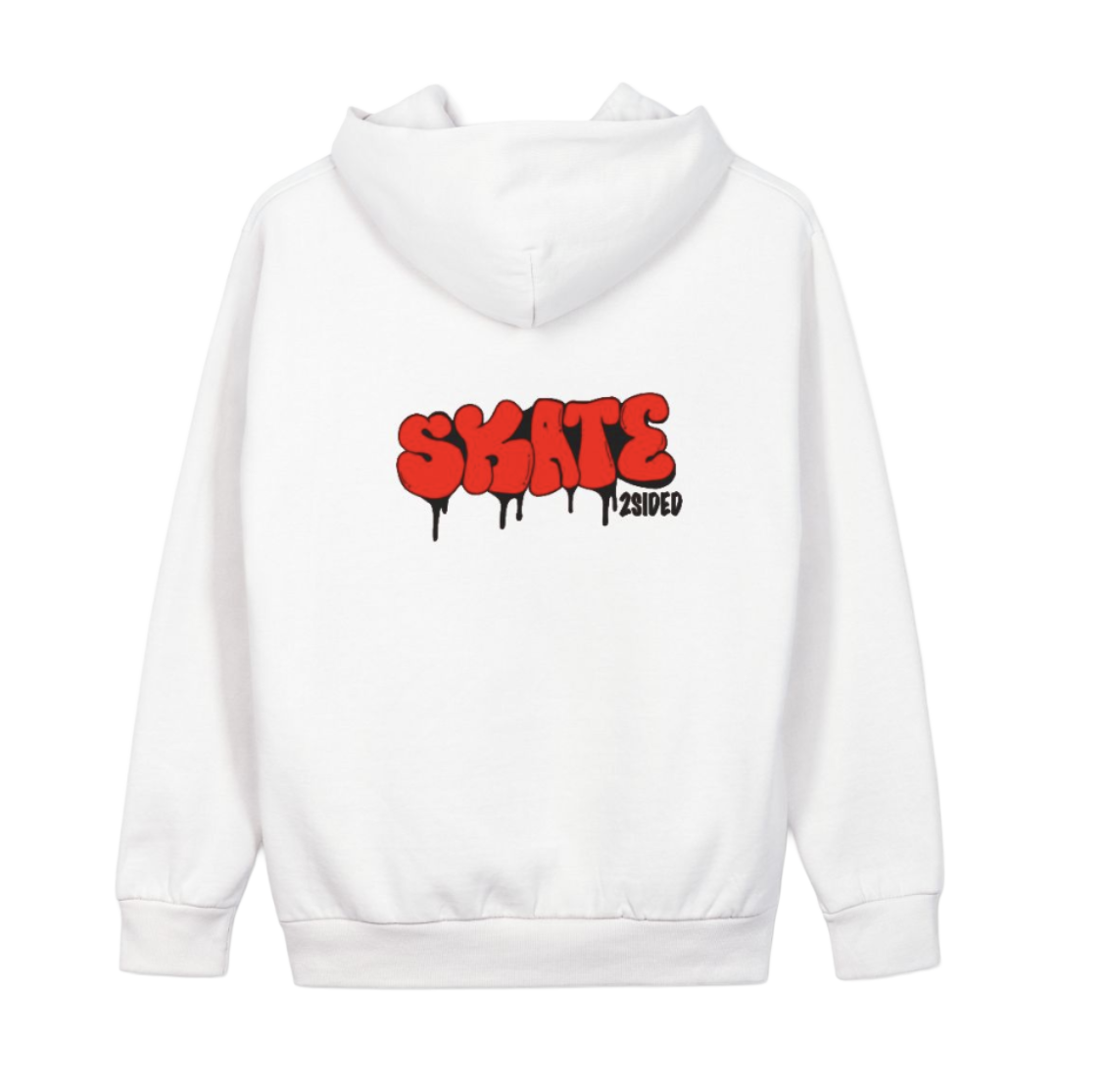 90s Skate Streetwear Hoodie — Baggy Graffiti Urban Pullover