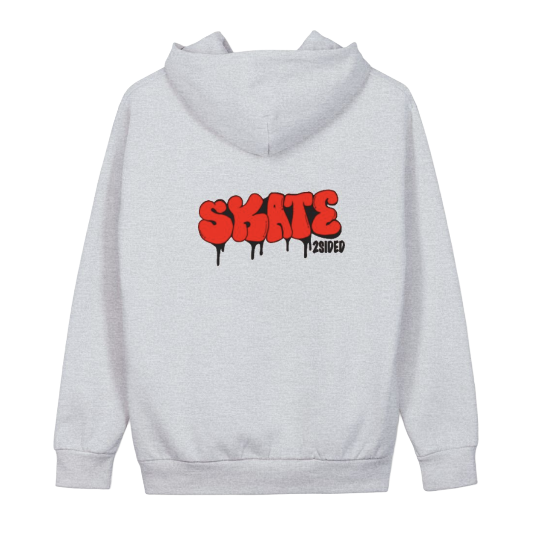 90s Skate Streetwear Hoodie — Baggy Graffiti Urban Pullover