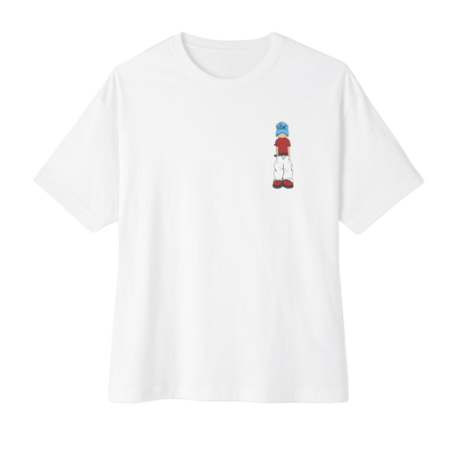 90s Skate Streetwear Boxy Tee — Retro Baggy Skateboarding Shirt