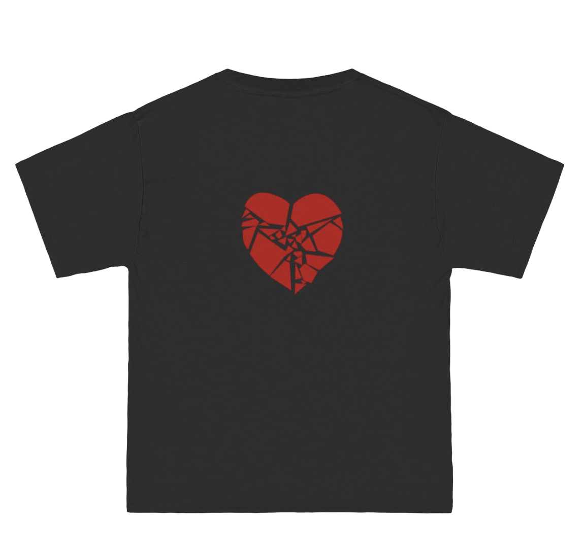2sided X Shattered Heart Baggy T-shirt
