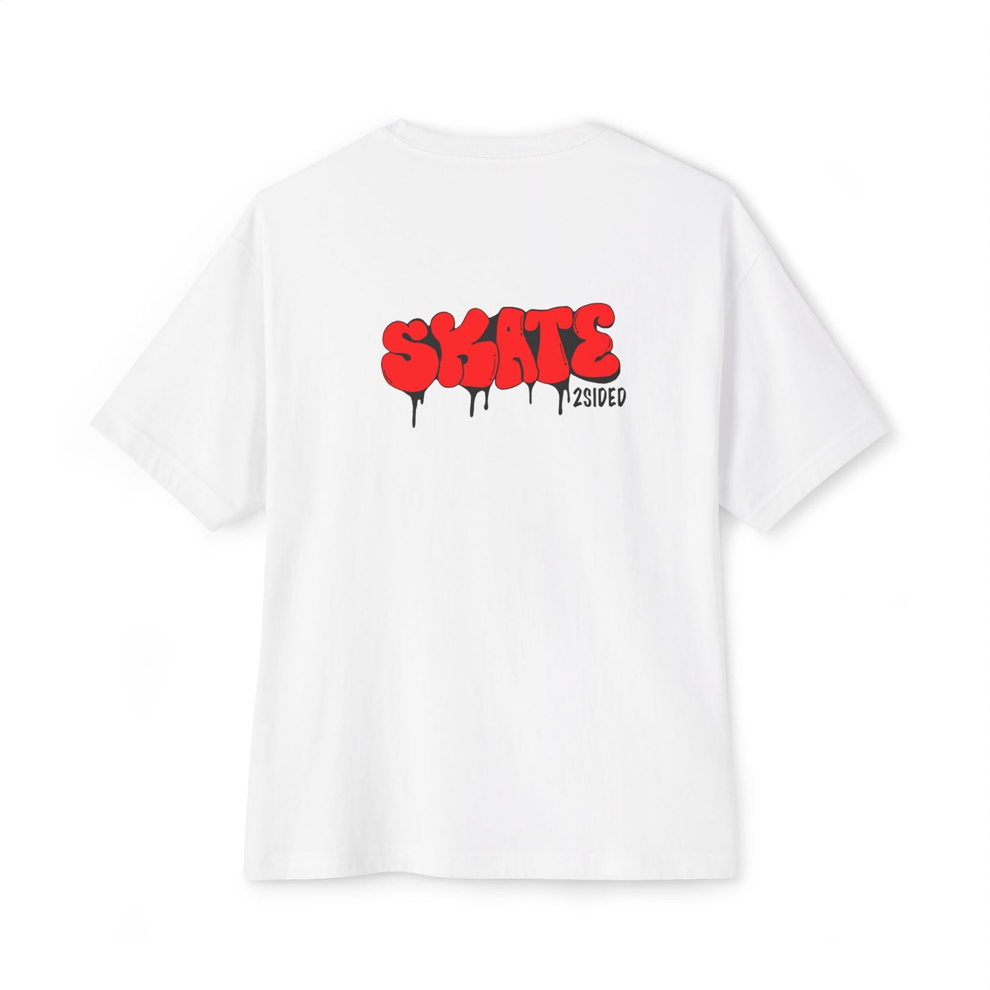 90s Skate Streetwear Boxy Tee — Retro Baggy Skateboarding Shirt