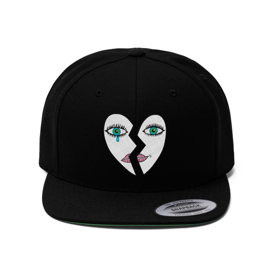 Unisex Flat Bill Hat