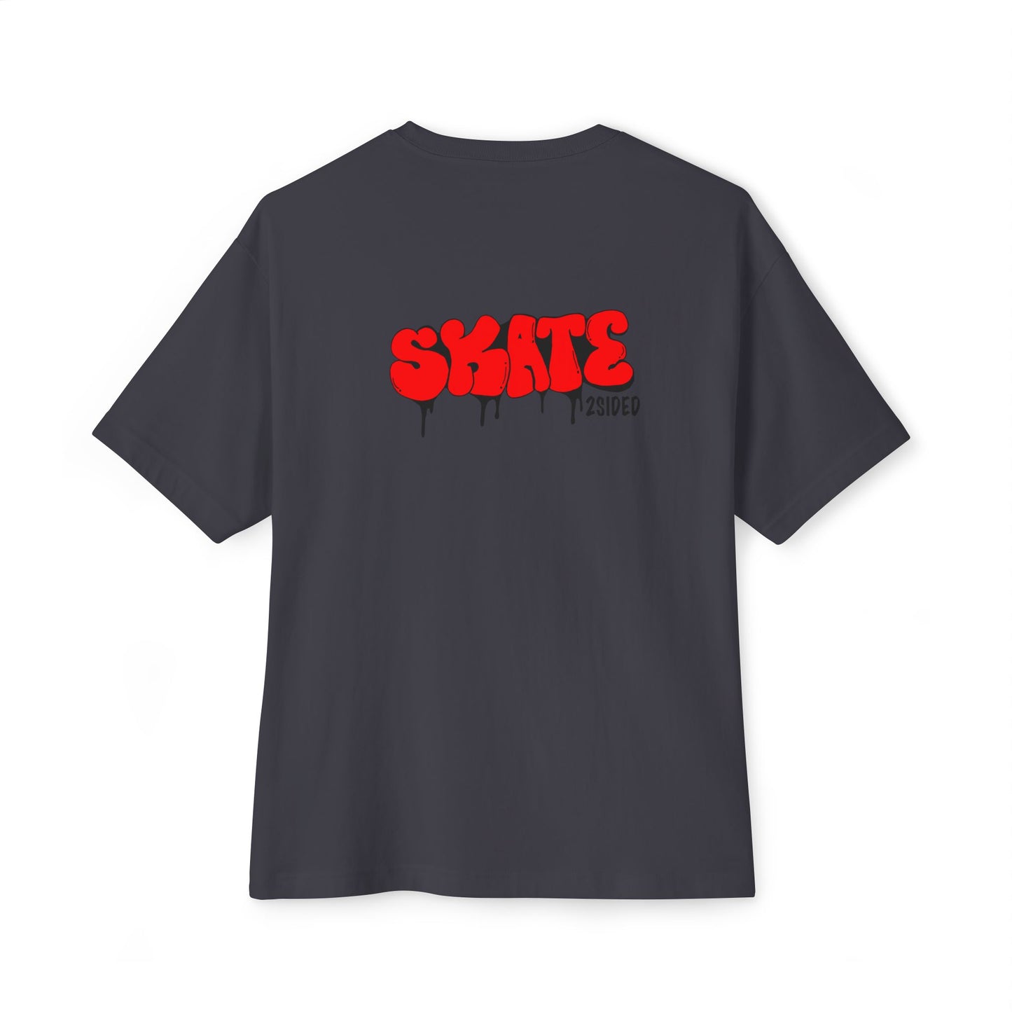 90s Skate Streetwear Boxy Tee — Retro Baggy Skateboarding Shirt