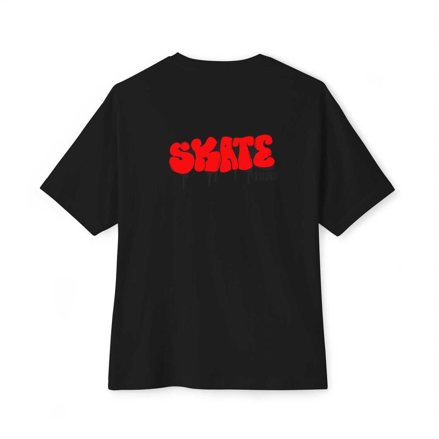 90s Skate Streetwear Boxy Tee — Retro Baggy Skateboarding Shirt