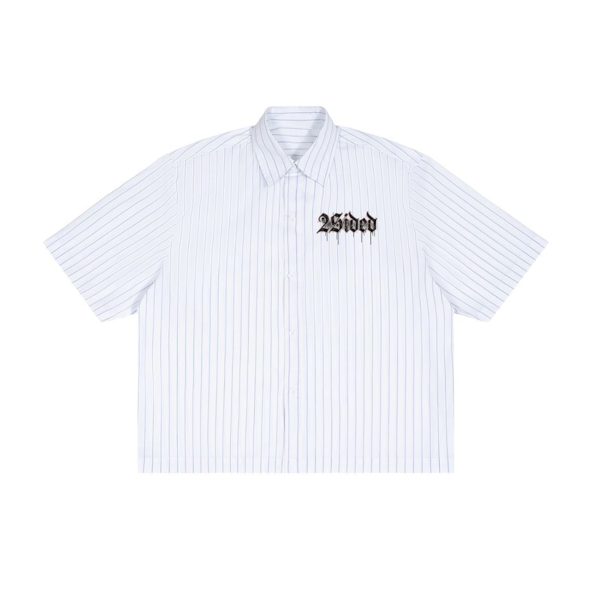 Striped Boxy Button-Up